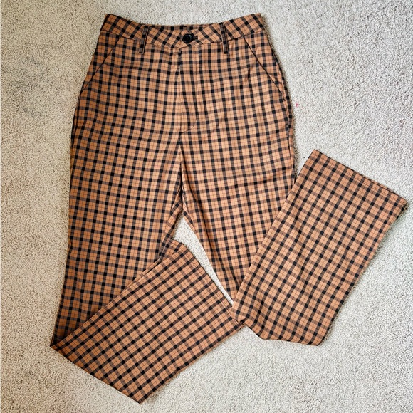 H&M Pants - SOLD nwt h&m brown plaid houndstooth pants